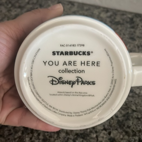 Disney's Animal Kingdom Starbucks You Are Here Mug - Picture 4 of 4